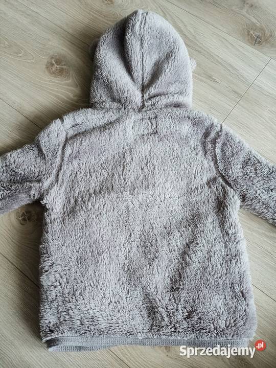 Bluza kurtka chłopięca polarowa ciepła szara 92 chłopiec Płock