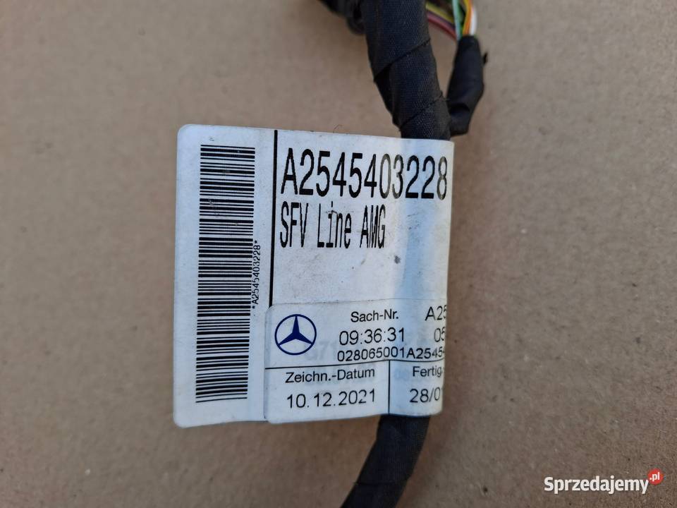 MERCEDES GLC X254 W254 WIĄZKA CZUJNIKÓW PDC Bieleń