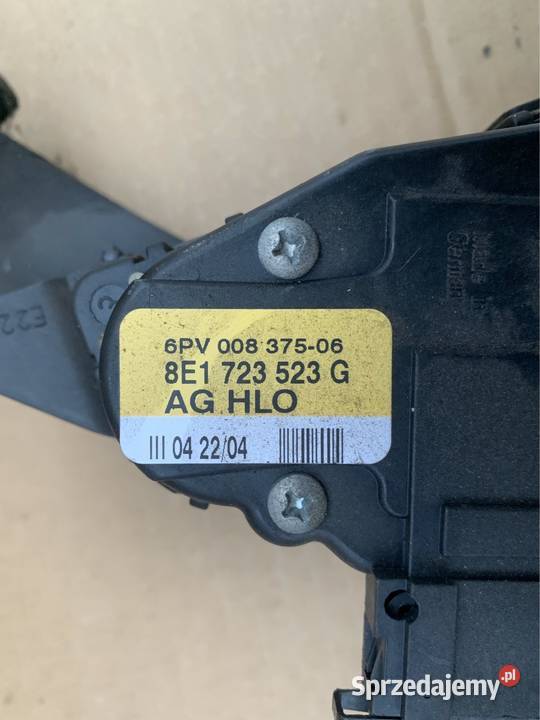 Potencjometr pedał gazu 8E1723523 audi a4 b6 Rok produkcji 2006 Szczecin