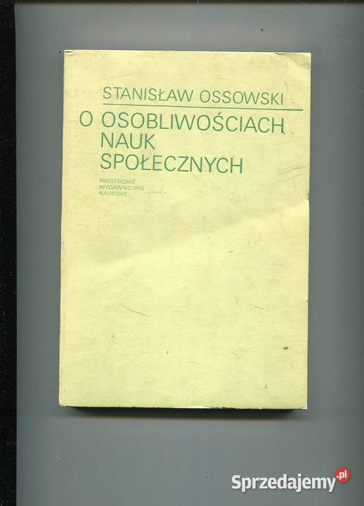 O osobliwościach nauk społecznych Aleksander
