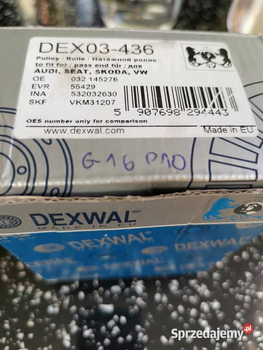 Rolka paska dexwal dex03436 śląskie Tarnowskie Góry sprzedam