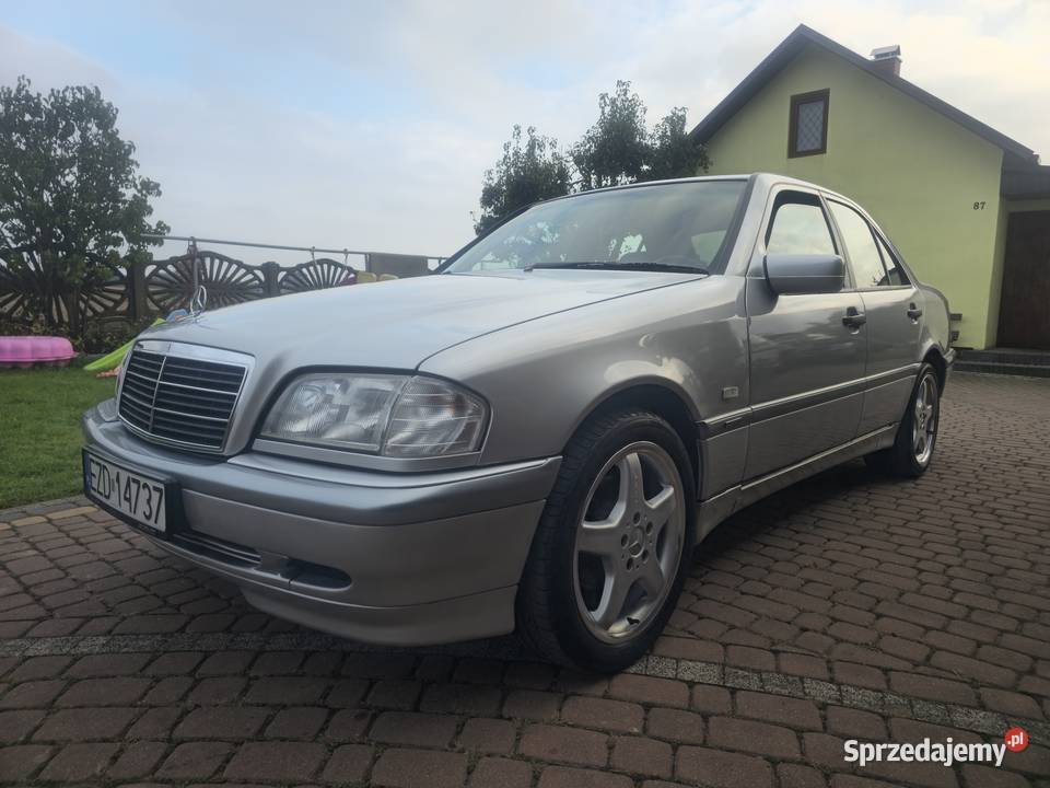 Mercedes W202 140 przebieg 1wł Zadbany 18 122 kurtyny powietrzne Zduńska Wola