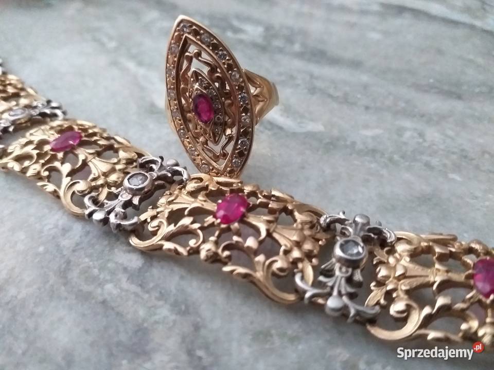 Stara złota bransoleta Szczecin