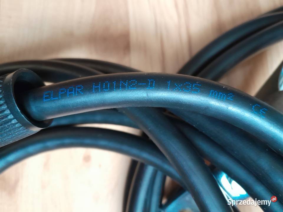 Przewody kable 35mm spawalnicze zestaw Pozostałe