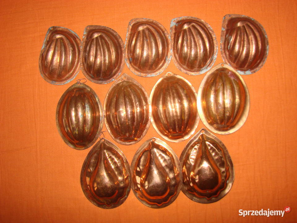 małe miedziane foremki Pruszcz Gdański