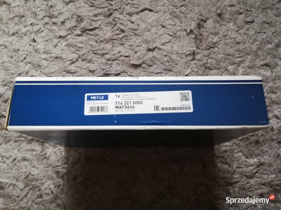 Filtr powietrza MEYLE 714 321 0000 Numer