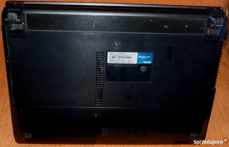 Ładny czerwony laptop Asus K43E i3 Elbląg Asus sprzedam