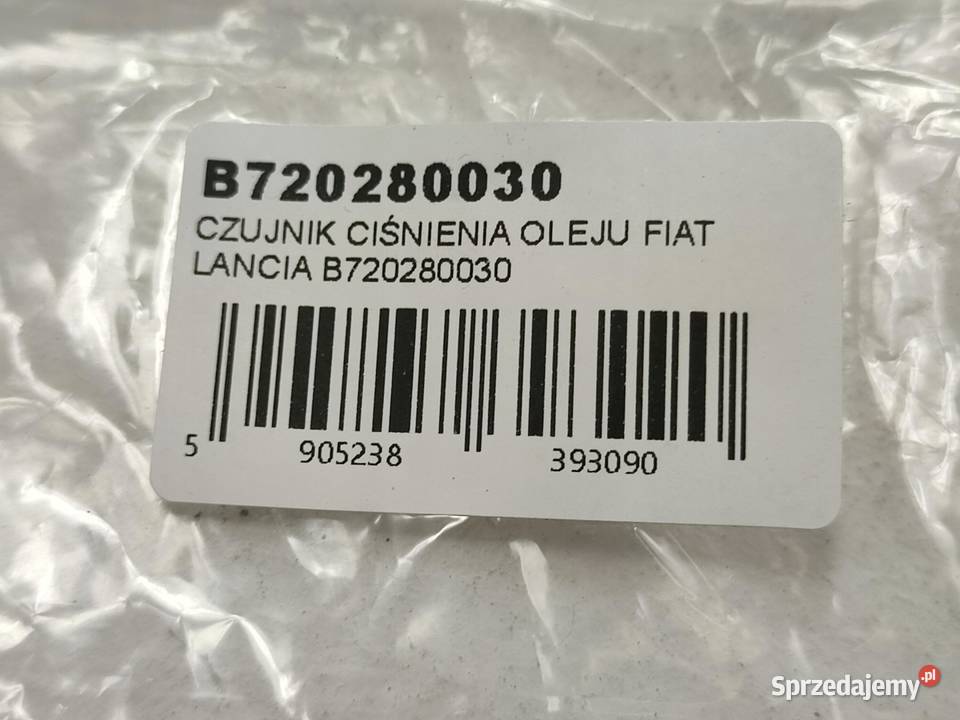 CZUJNIK CIŚNIENIA OLEJU FIAT LANCIA NOWY