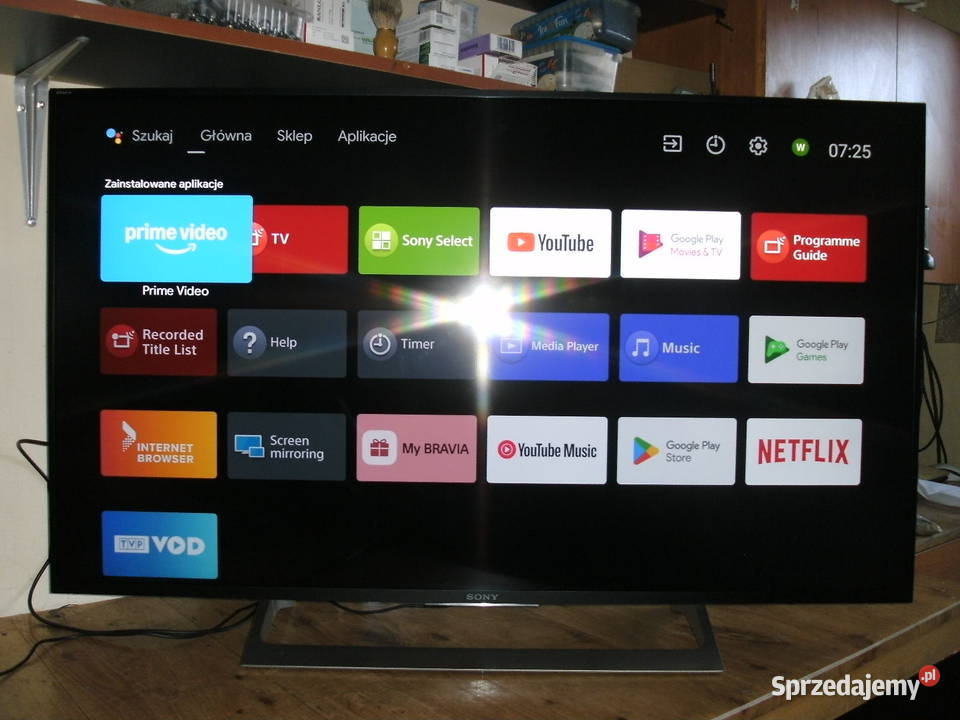 SONY Bravia LED 49 Smart TV z WiFi 4K UHD Karlino
