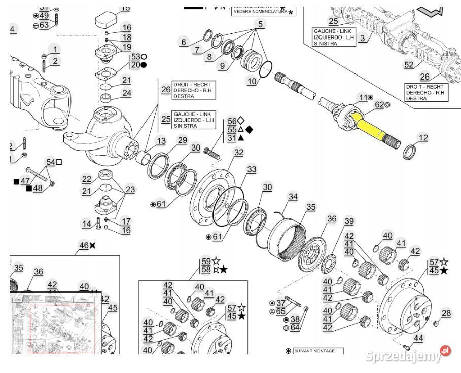 KRÓTKA PÓŁOŚ MANITOU MLT 731 732 733 735 737 738 podlaskie Zambrów