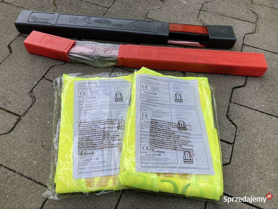 Trójkąt ostrzegawczykamizelka odblaskowa nowe śląskie Ruda Śląska sprzedam