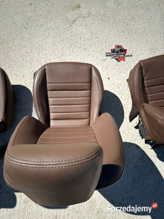 FOTELE Oryginalne Zestaw Skóra KOMPLET Mercedes