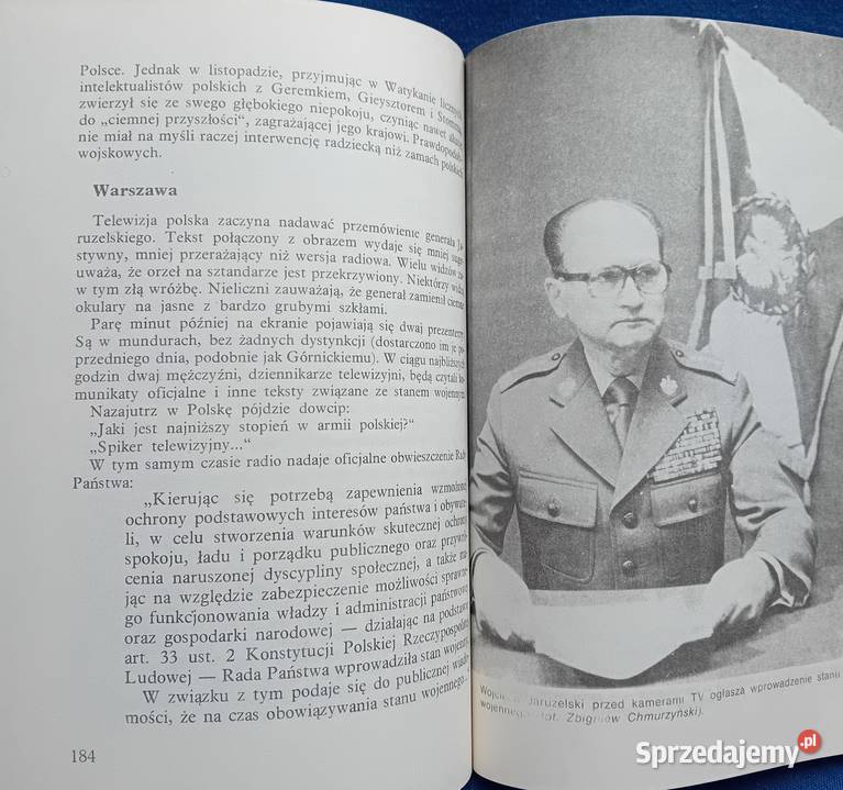 Gabriel Meretik Noc generała Alfa 1989 r Wydanie wielkopolskie Koźminek