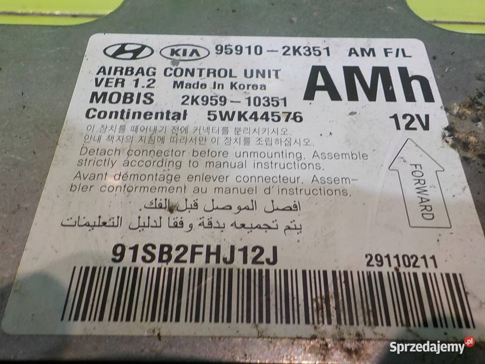 KIA SOUL I LIFT 16 CRDI 11r 5D modul sensor Suków