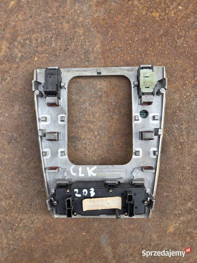 Ramka środkowa dekor Mercedes CLK w208 Panele sterowania, przełączniki Łagów