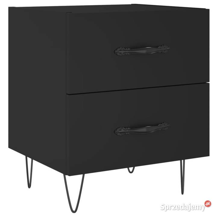 Szafki nocne 2 czarne 40x35x475 WM827295 Warszawa sprzedam