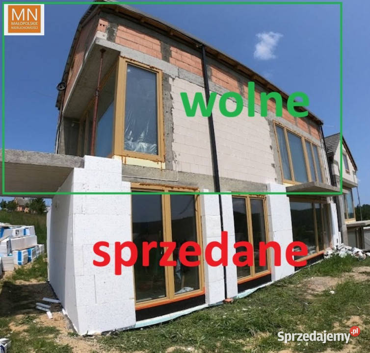Dom bliźniak Dobczyce Widokowa 115m2 małopolskie