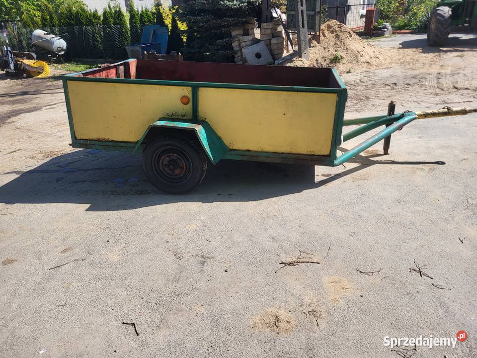 Przyczepka rolnicza duza konkretna przyczepka z kujawsko-pomorskie
