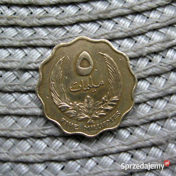Libia 5 Milimów 1965r