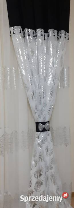 Firany srebrny liść palmy mazowieckie Mława