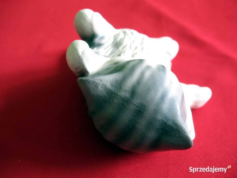 Kot zabawny młody kotek figurka z ceramiki 6 x 9 Siedlce sprzedam