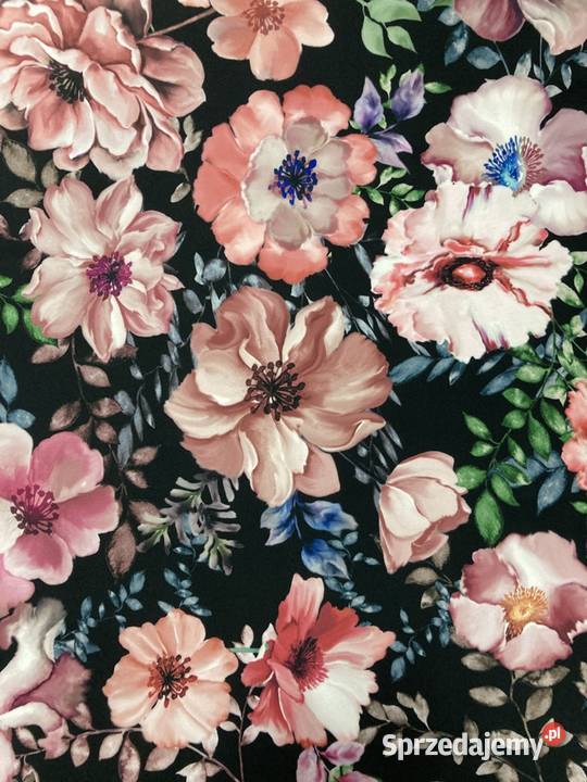 Dzikie Róże D136 tkanina dekoracyjna obiciowa sprzedam