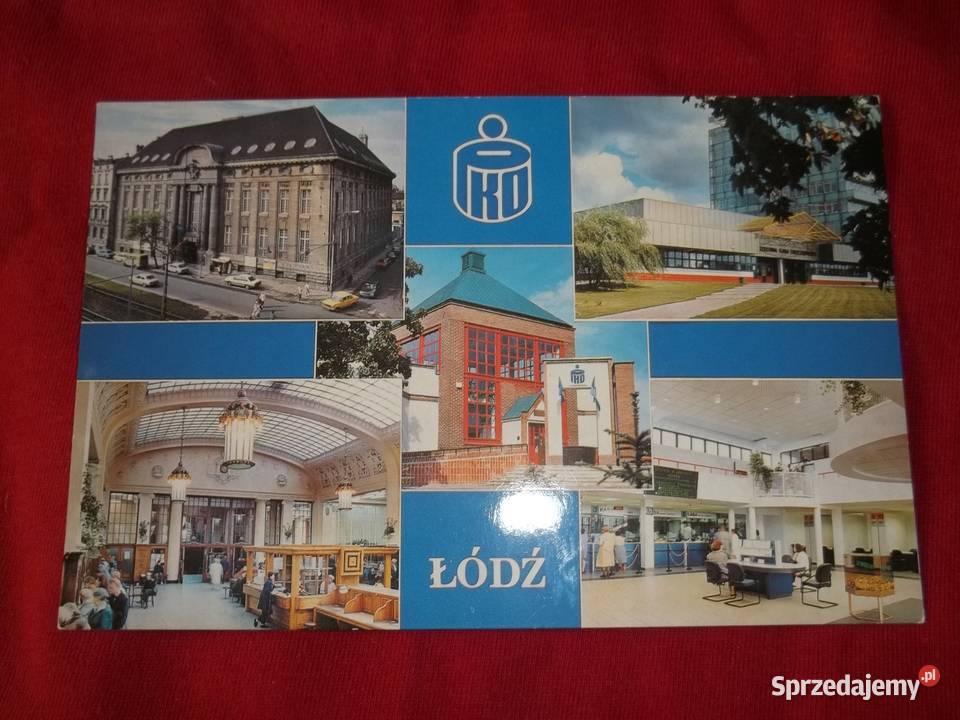 Pocztówka Warszawa Gliwice Kamień Łódź