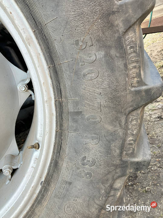 Opony radialne 52070 R38 2 Grabów nad Prosną sprzedam