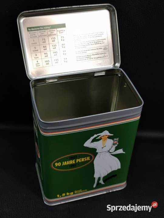 Puszka Na Proszek Do Prania Persil z 1997r Poddębice sprzedam