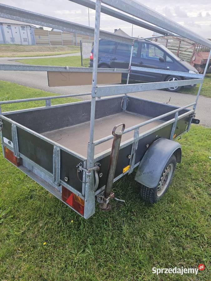 Sprzedam przyczepke samochodową firmy Saris 750 630kg Gosławice