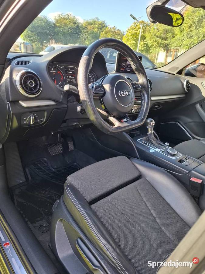 Audi A3 8v 3x s line 20tdi s tronic Rok produkcji 2013 Pleszew
