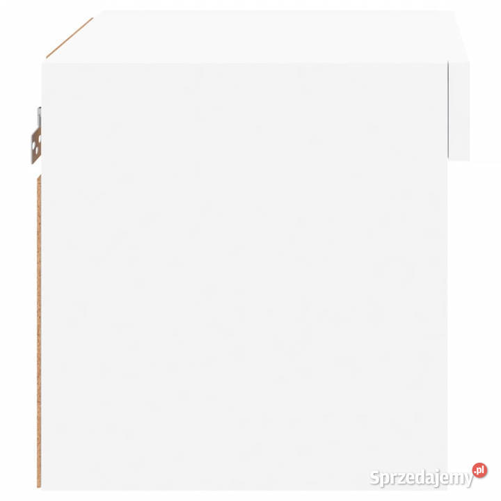Szafka nocna z oświetleniem LED ścienna biała sprzedam