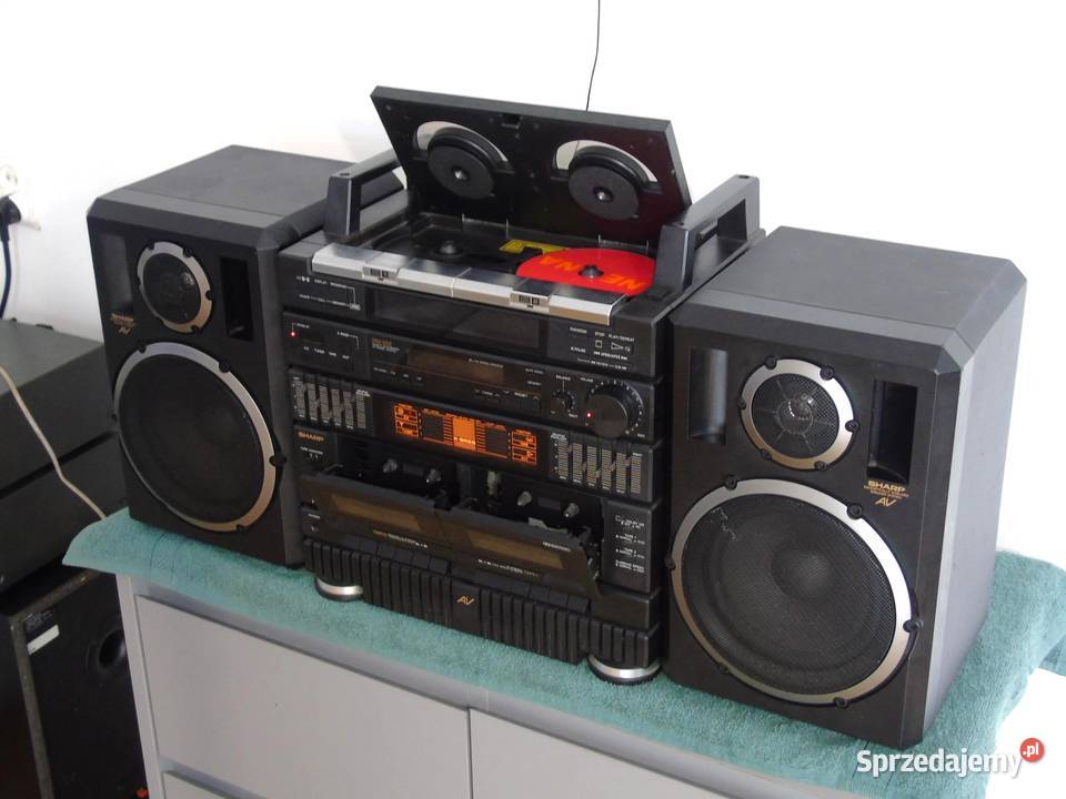 Wieża Sharp CDX200AV świetny dźwięk Vintage podkarpackie