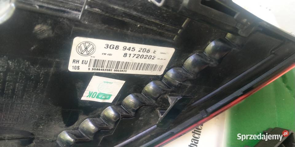 Vw Arteon lampa tylna prawa ślizgacz prawy Łódź