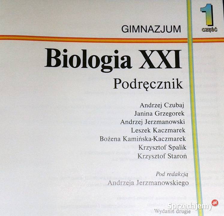 Biologia XXI wieku Podręcznik cz 1 A Czubaj Chełm sprzedam