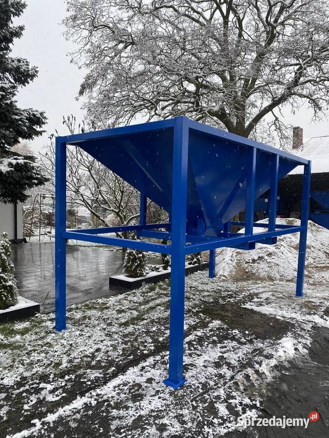 Kosz zasypowy paczkarka Bufor przyjęciowy do big Niedrzew Pierwszy