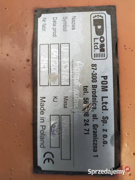 Gruber POM BRODNICA 26 m agregat ścierniskowy