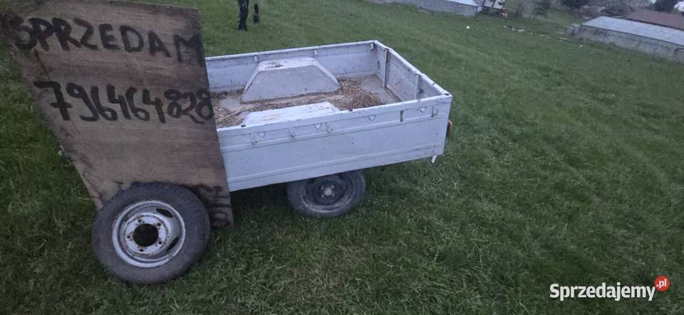 Przyczepka samochodowa bez papierów sprawna podkarpackie Borek Stary sprzedam