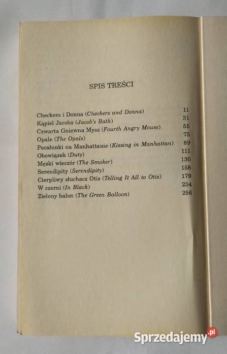 POCAŁUNKI NA MANHATTANIE David Schickler Hajnówka sprzedam