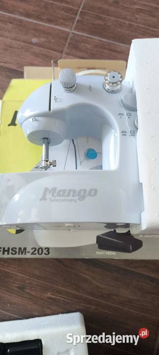 Nowa Mini Maszyna do Szycia Igła Nić Zasilacz Gliwice