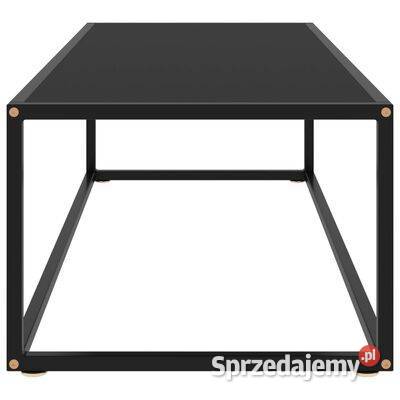 vidaXL Stolik kawowy szkło w czarnym kolorze Warszawa