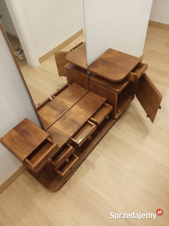 Drewniana toaletka z lustrem w stylu Art Deco Warszawa sprzedam