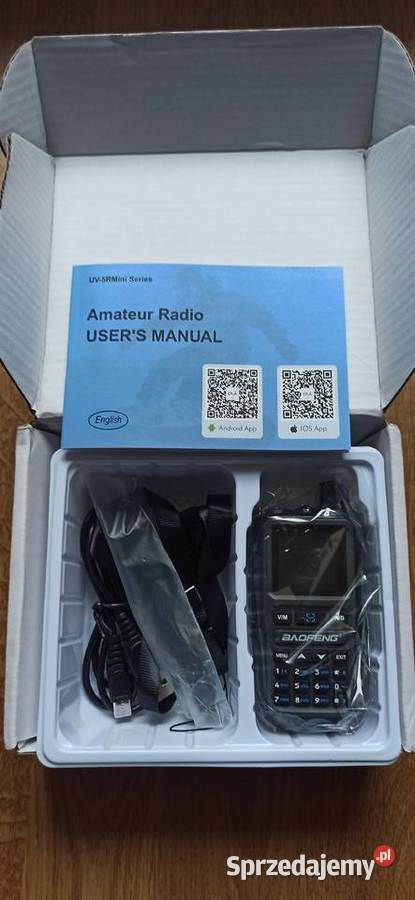 Baofeng UV5R mini skaner częstotliwości policja Białystok