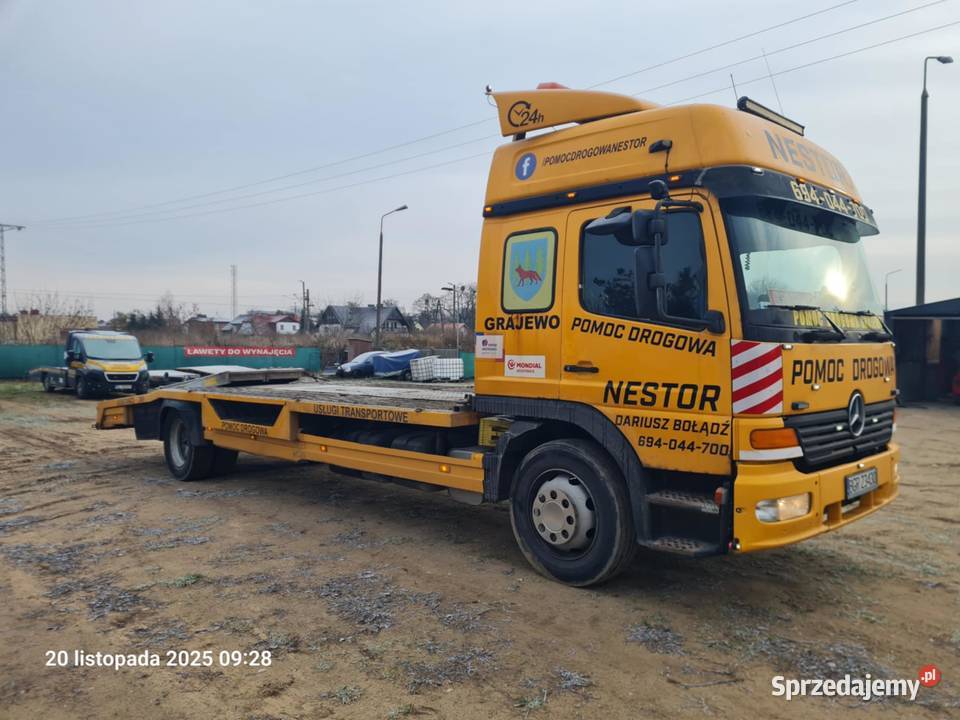 MERCEDES pomoc drogowa autolaweta