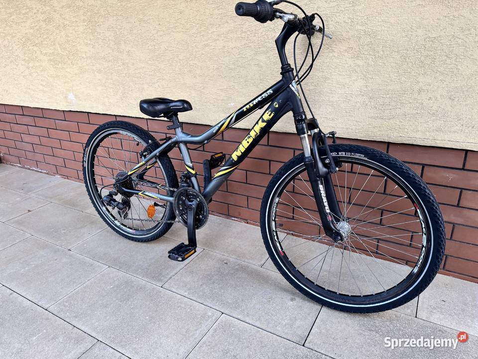 Rower młodzieżowy koła 24 czarny góral miejski mazowieckie Garwolin