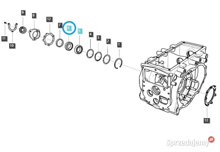 Łożysko stożkowe LS Tractor 40010341 Tajęcina