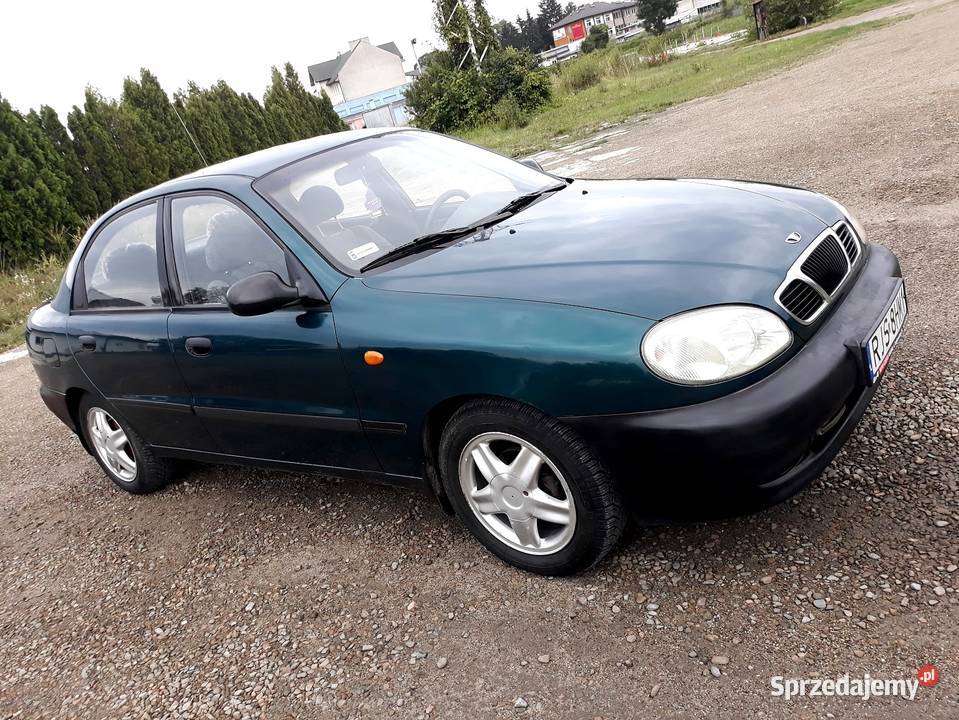 Daewoo Lanos 15 8v LPG Bez Wkł Zadbany zielony Jasło
