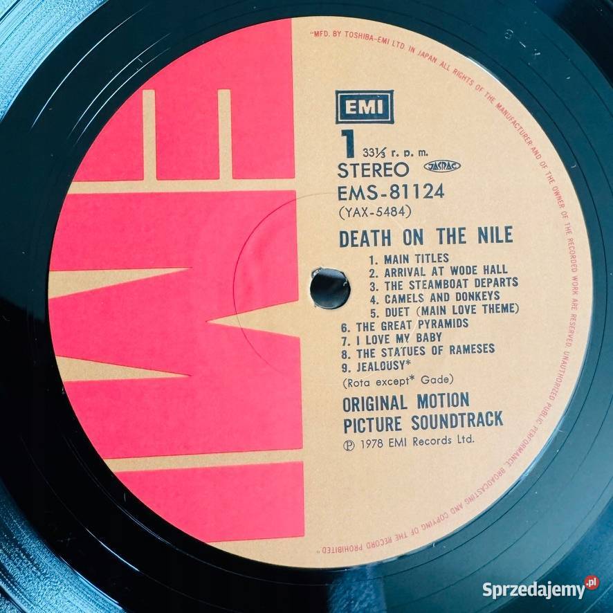 Nino Rota OST Agatha Christies Death On The Nile śląskie sprzedam