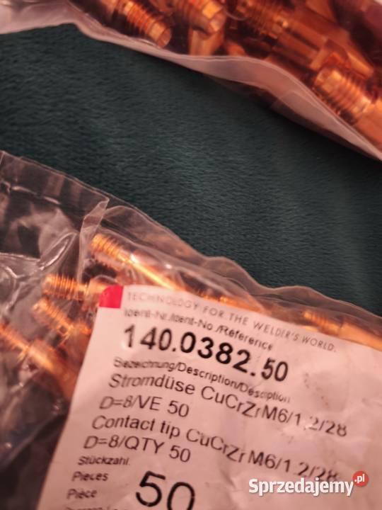 Końcówki pradowe 1012 rekawice sprzedam