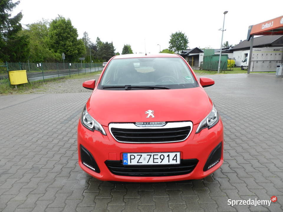 Peugeot 108 małe tanie serwisowane niezawodne VAT marża wielkopolskie Puszczykowo